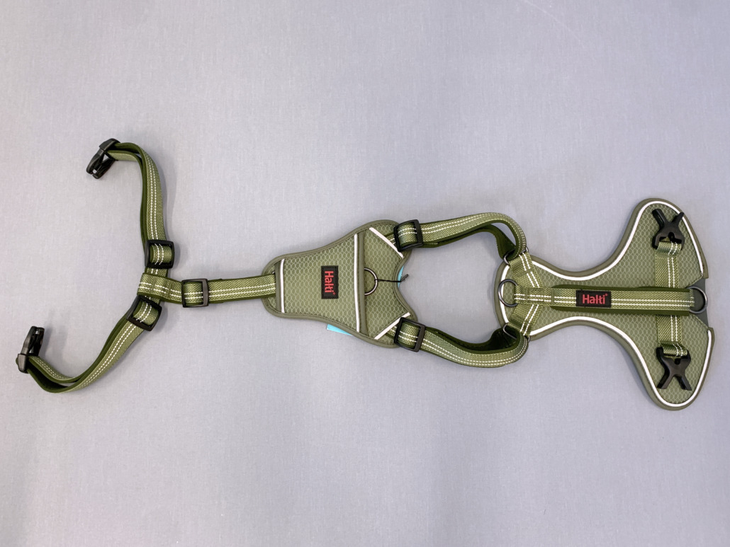 Halti Anatomie Geschirr in grün