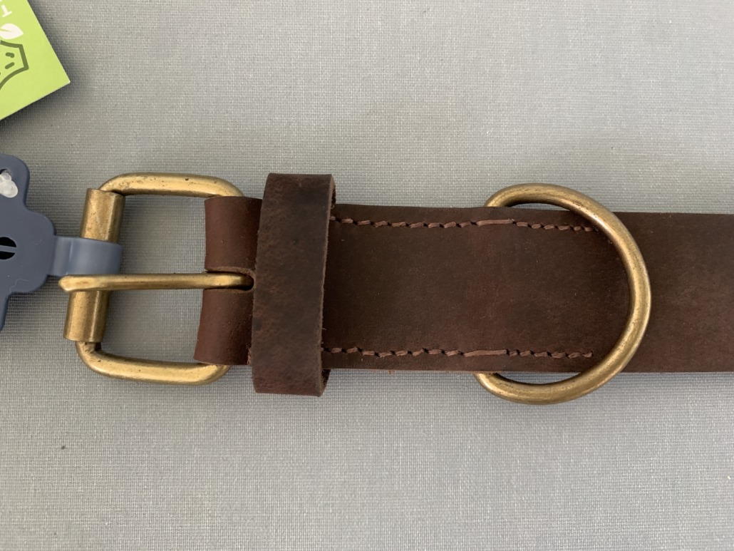Rustic-Fettleder Nieten Halsband, extra breit (Artikelnummer 18973–18976)